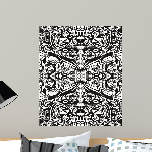 Seamless abstract vector wallpaper (2) Wall Mural