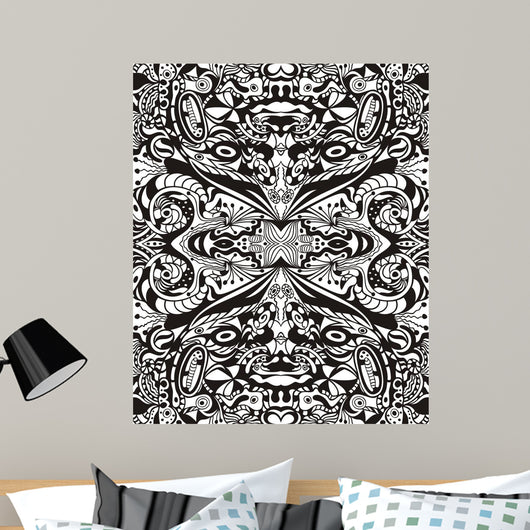 Seamless abstract vector wallpaper (2) Wall Mural