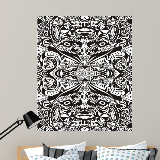 Seamless abstract vector wallpaper (2) Wall Mural