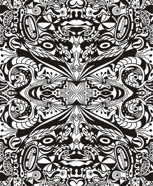 Seamless abstract vector wallpaper (2) Wall Mural