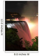 niagara falls by night Wall Mural