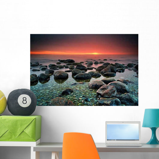 Mysterious Sunset Wall Decal
