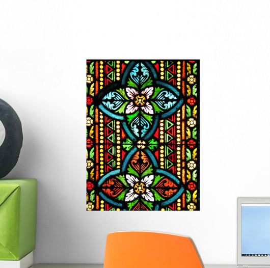 Stained Glass Wall Mural