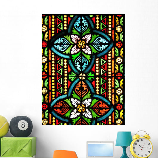 Stained Glass Wall Mural