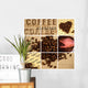 Kaffee Zusammenstellung Wall Mural