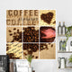 Kaffee Zusammenstellung Wall Mural