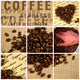 Kaffee Zusammenstellung Wall Mural