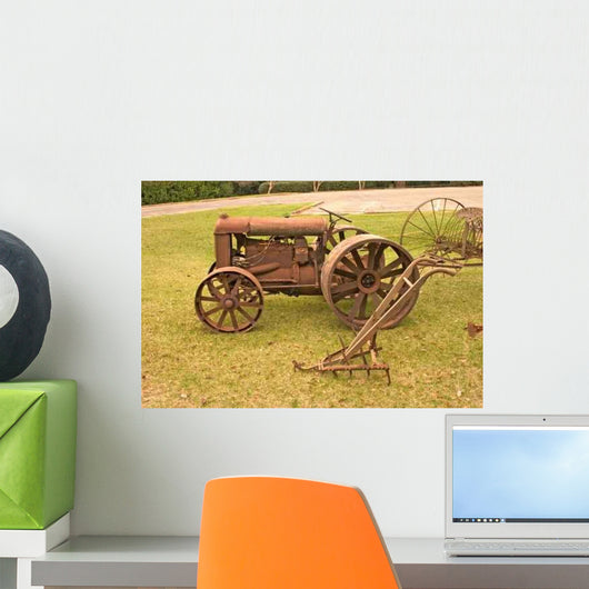 Antique Farming Equipment Wall Decal