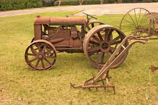 Antique Farming Equipment Wall Decal