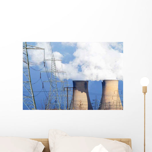 Coal Power Station Wall Decal