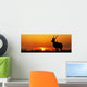 South Africa Sunset Kudu Wall Decal
