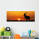 South Africa Sunset Kudu Wall Decal