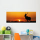 South Africa Sunset Kudu Wall Decal