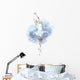 Blue Ballerina Dancing Girl Wall Decal