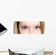 Eyes Young Caucasian Girl Wall Mural