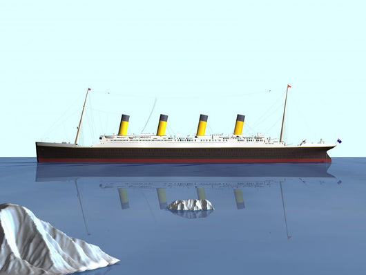 Cruise Ship Titanic Wall Mural