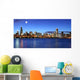 Chicago skyline under the moonlight Wall Mural