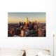 Dallas Texas Cityscape Sunset Wall Decal