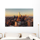 Dallas Texas Cityscape Sunset Wall Decal