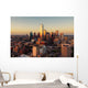 Dallas Texas Cityscape Sunset Wall Decal
