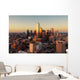 Dallas Texas Cityscape Sunset Wall Decal