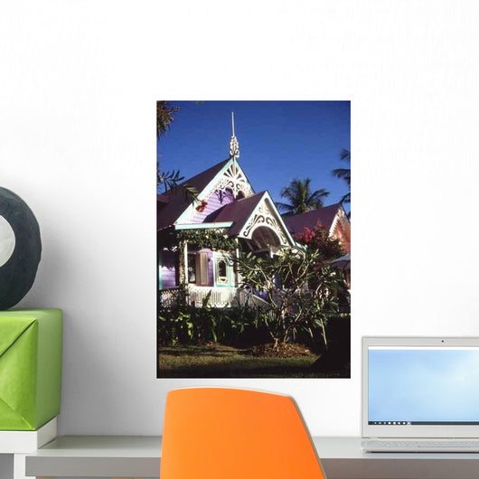 Boutique Auf Mustique Wall Decal