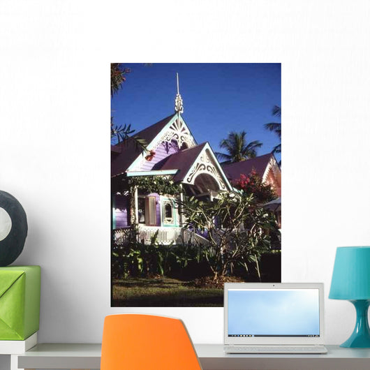 Boutique Auf Mustique Wall Decal