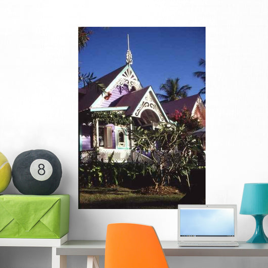 Boutique Auf Mustique Wall Decal