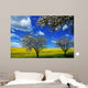 Blooming Trees and Rape Wall Mural