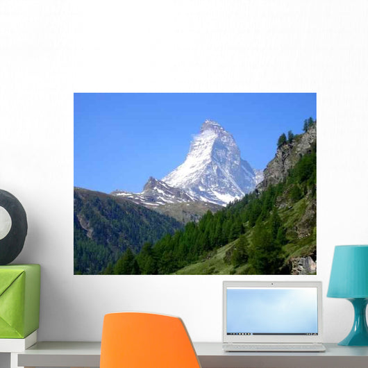 Matterhorn Wall Decal Design 4