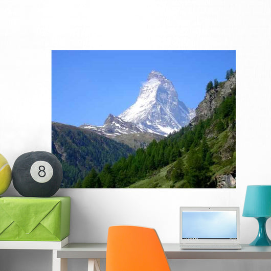 Matterhorn Wall Decal Design 4