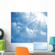 Blue Sky Sun Ray Wall Decal