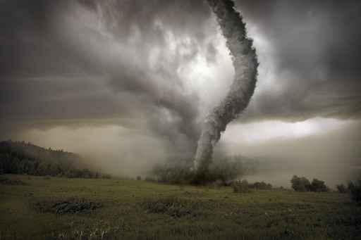 Approaching Tornado Wall Decal Design 2