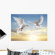 Two Dove Wall Mural