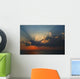 Beams Sun above Sea Wall Decal