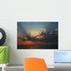 Beams Sun above Sea Wall Decal