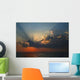 Beams Sun above Sea Wall Decal