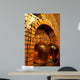 demijohn in wine cave Wall Mural