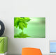 Lime Green Leaves Wall Mural