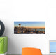 Seattle Panorama Skyline Sunset with Wall Decal