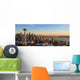 Seattle Panorama Skyline Sunset with Wall Decal