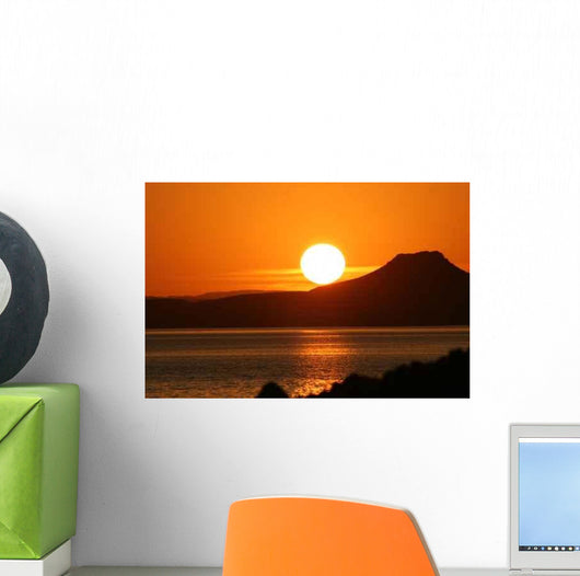 Sunset Su Lake Nasser Wall Decal