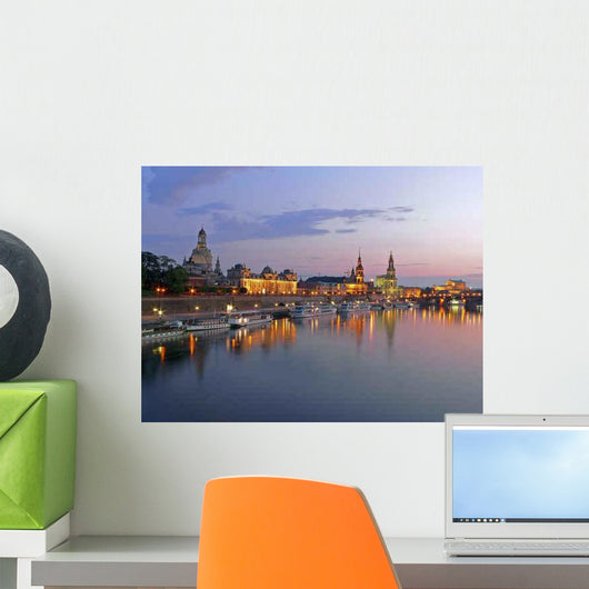 Dresden Blue Hour Wall Decal