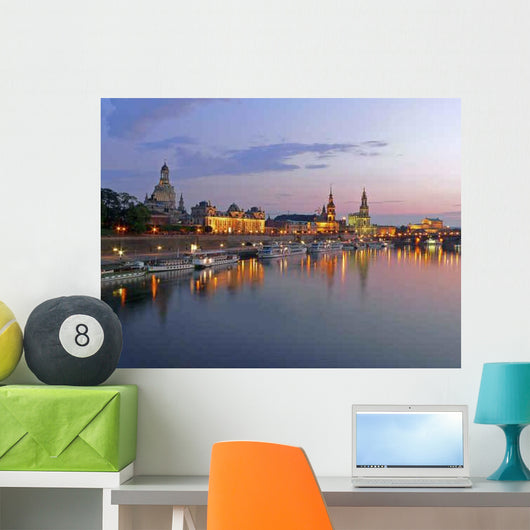 Dresden Blue Hour Wall Decal