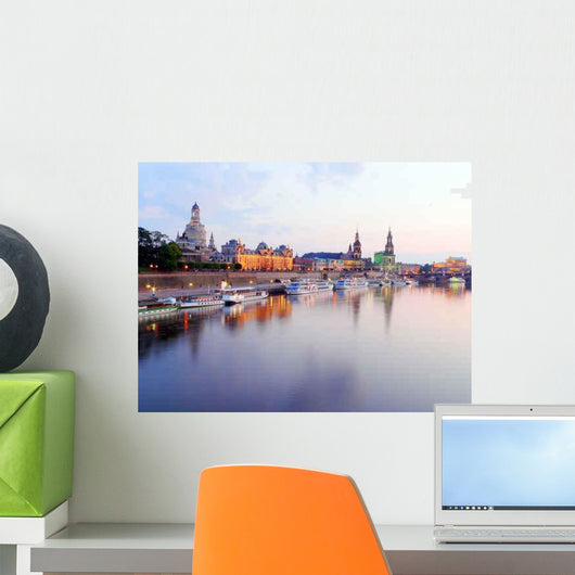 Dresden Skyline Wall Decal