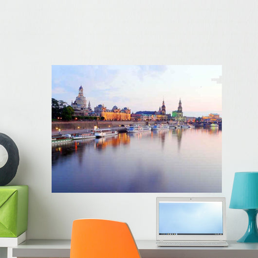 Dresden Skyline Wall Decal