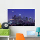 Los Angeles Skyline under Wall Decal