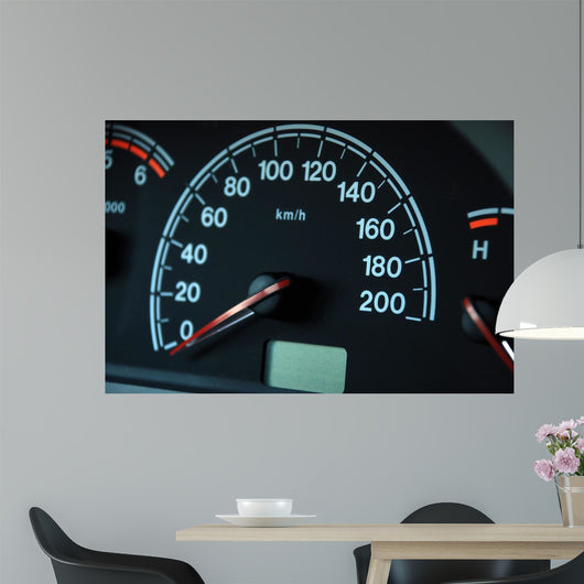Tacho Speedometer Wall Mural
