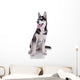 Siberian Husky Dog Wall Decal