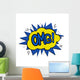 Pop Art Omg Logo Wall Decal